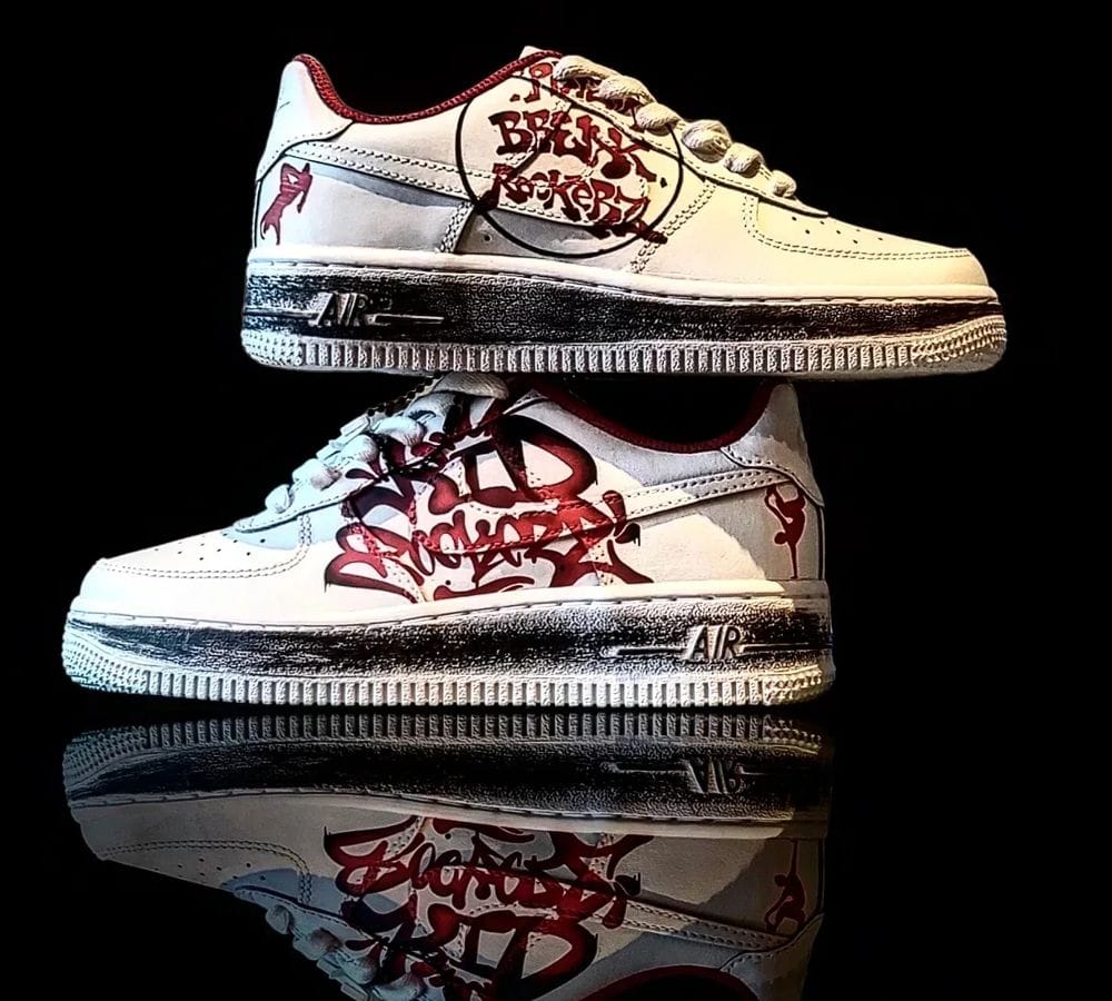 Sneakers customisées DLA Custom
