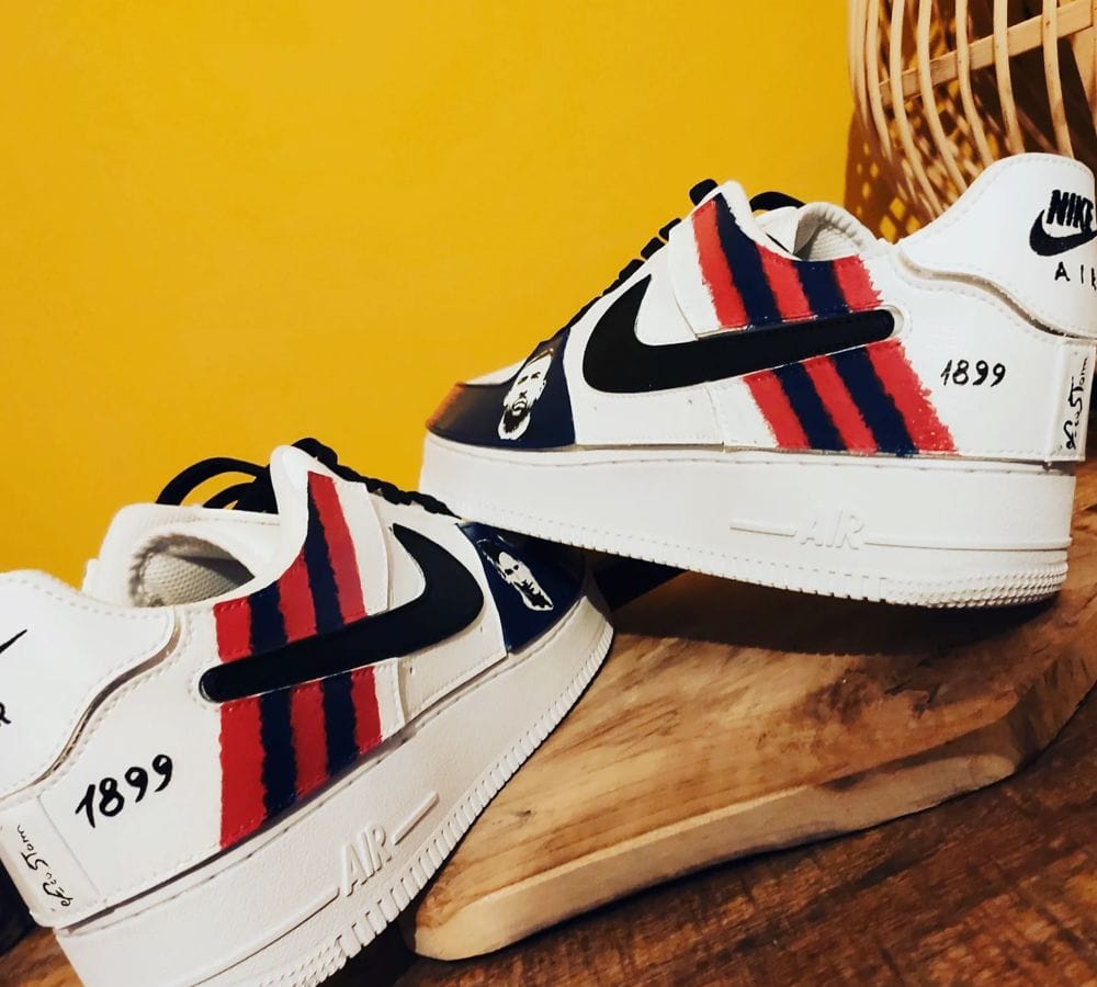 Sneakers customisées DLA Custom
