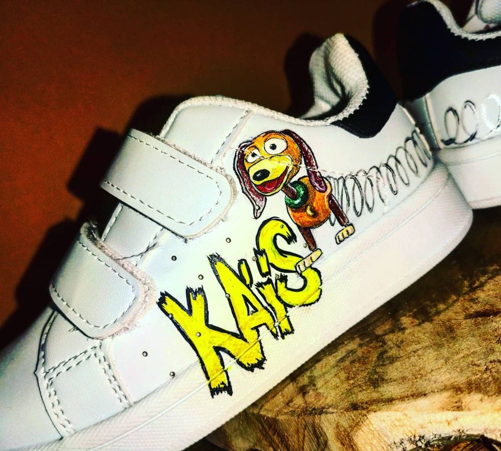 Sneakers customisées DLA Custom