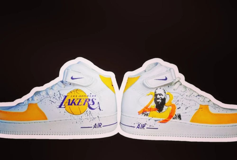 Sneakers customisées DLA Custom