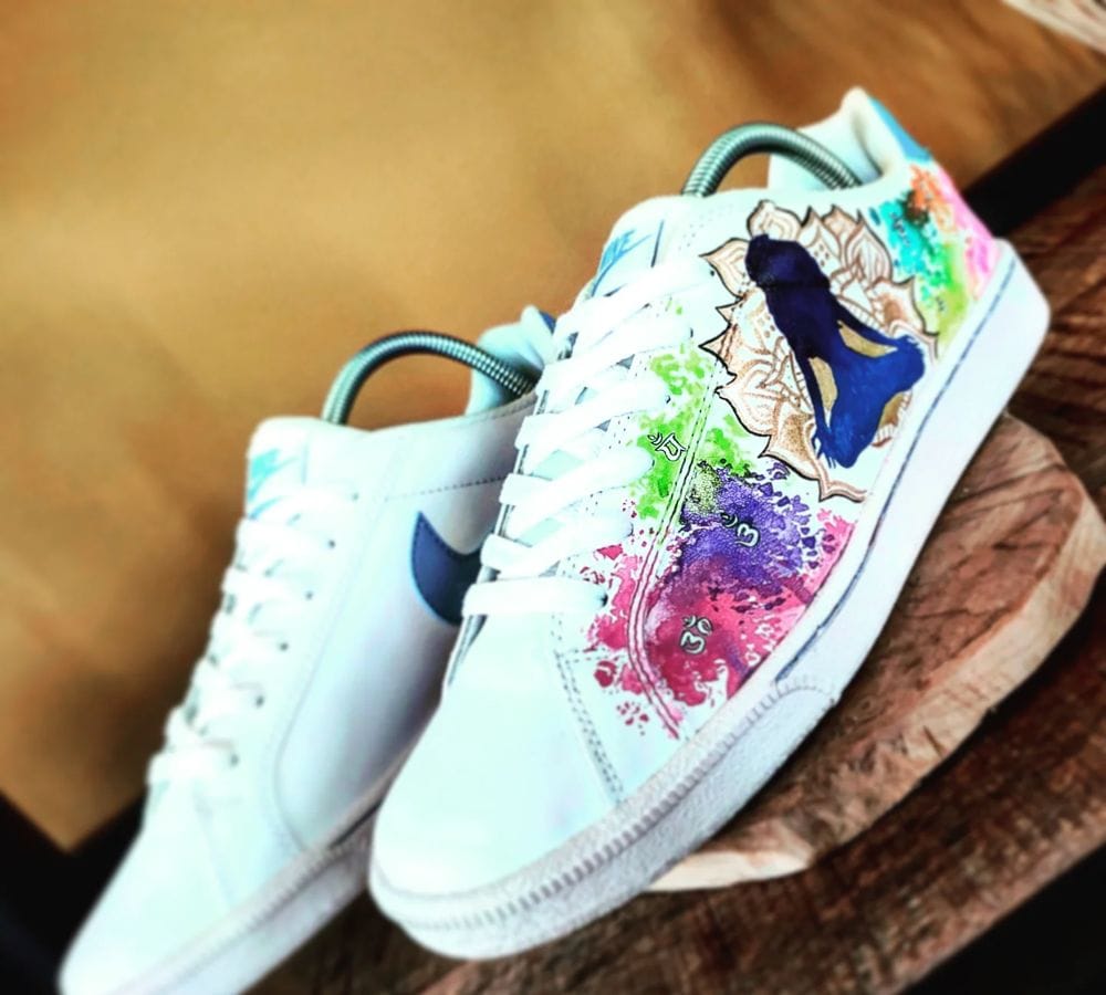 Sneakers customisées DLA Custom