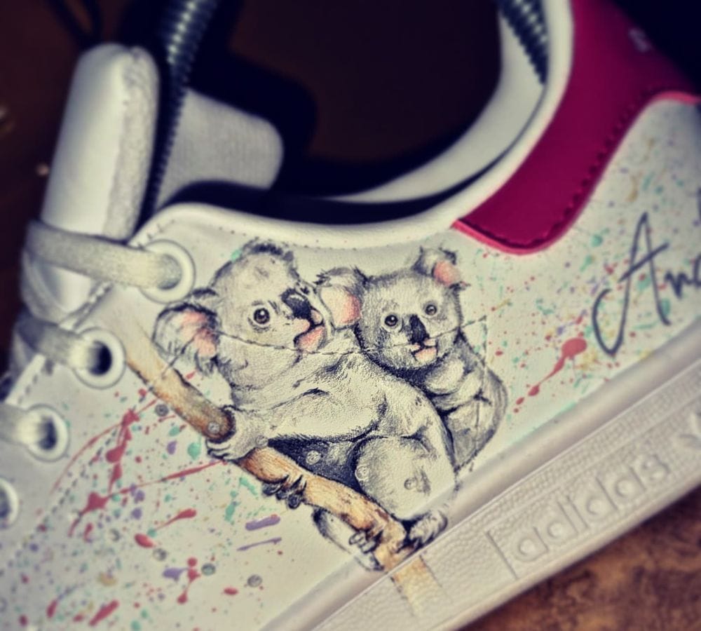 Sneakers customisées DLA Custom