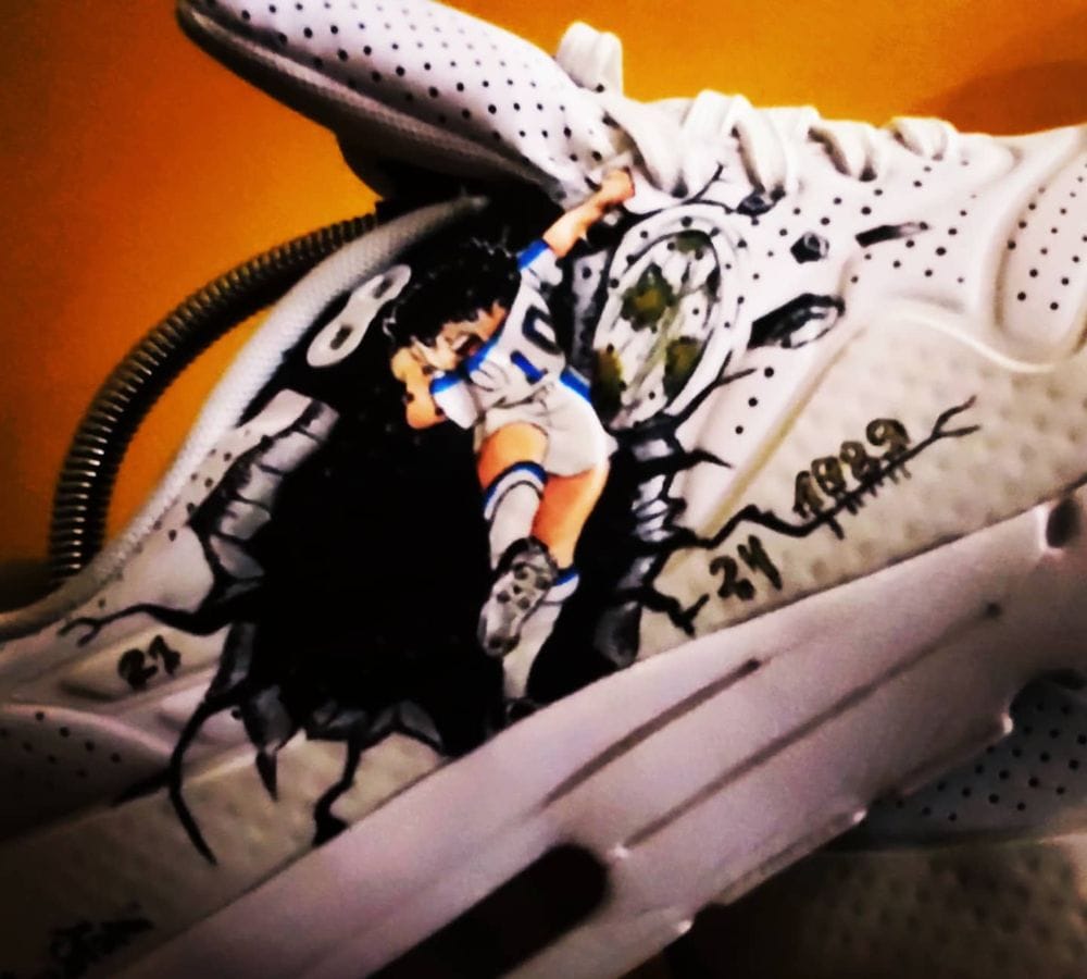Sneakers customisées DLA Custom