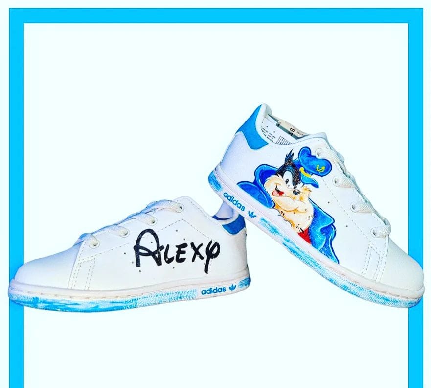 Sneakers customisées DLA Custom