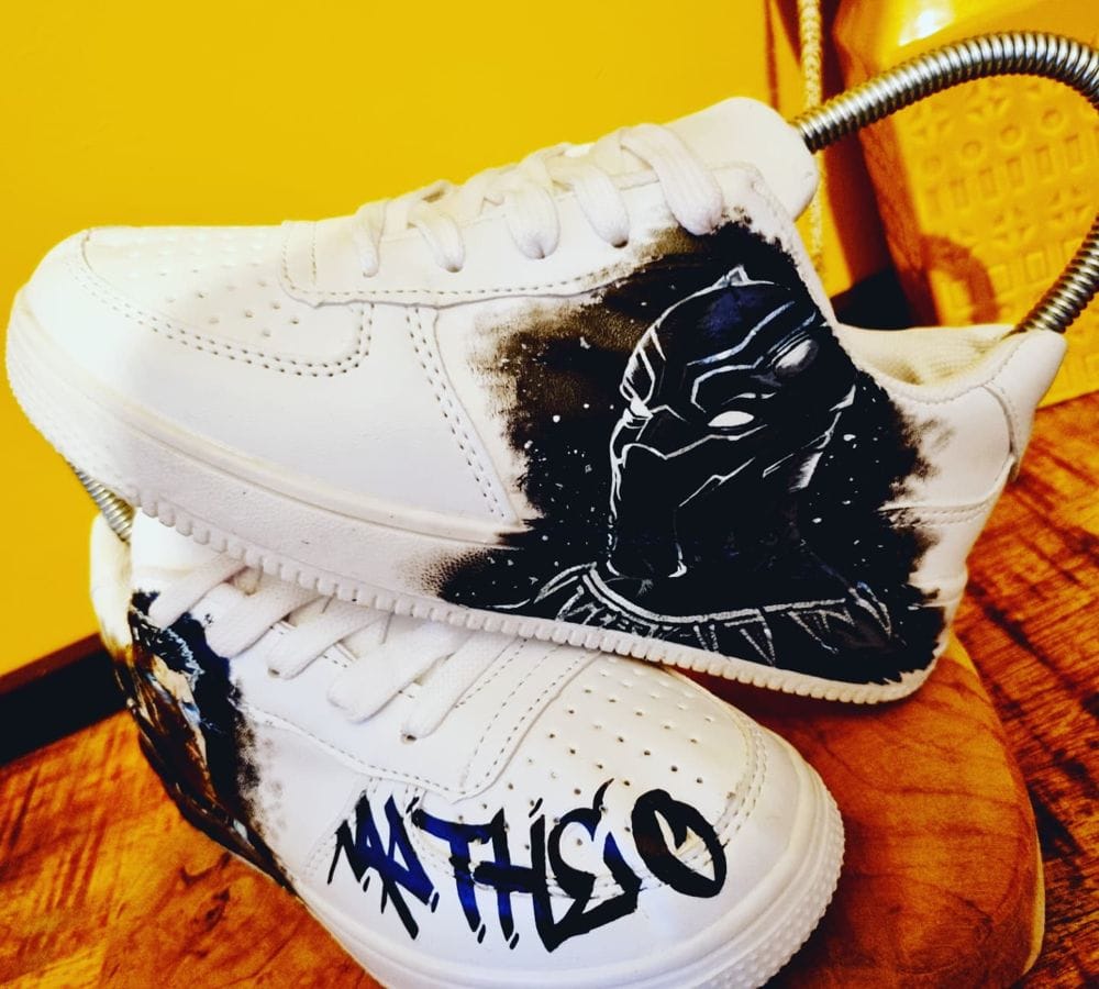 Sneakers customisées DLA Custom