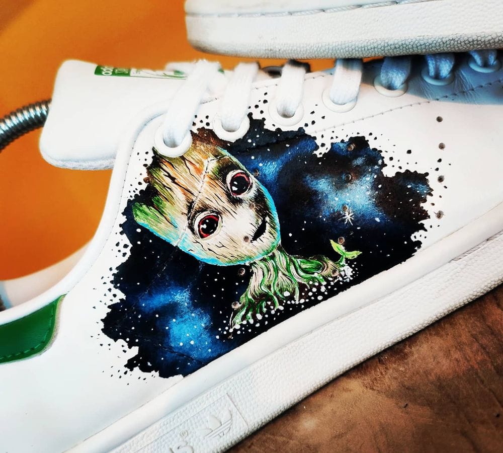 Sneakers customisées DLA Custom