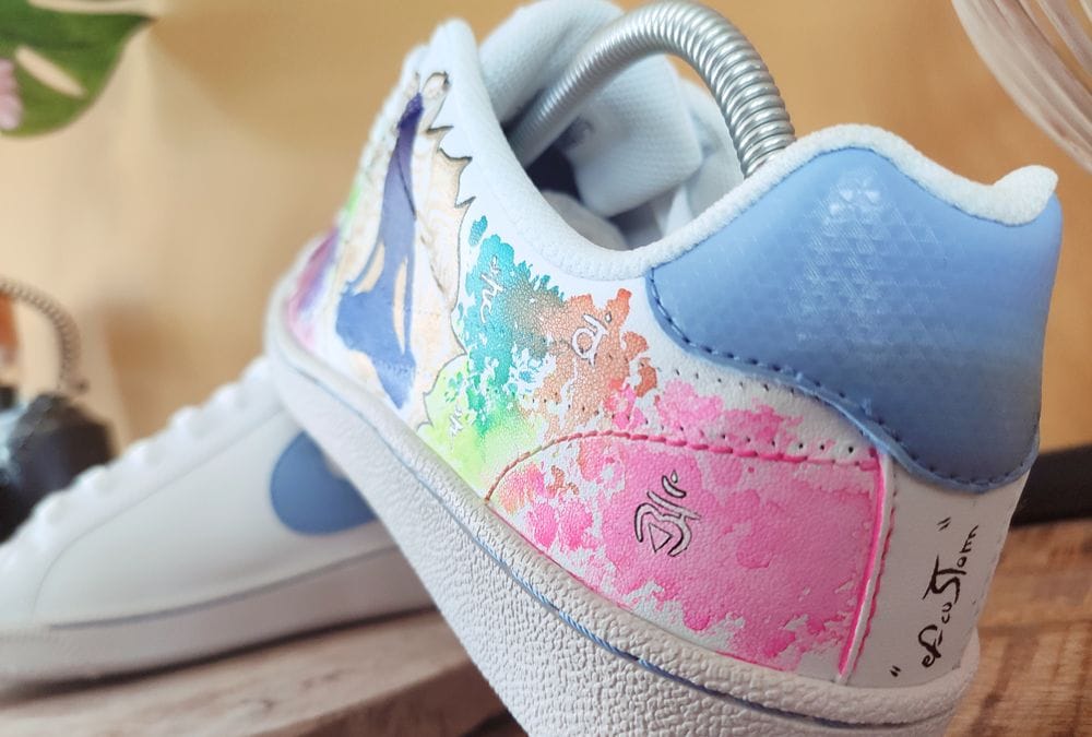 Sneakers customisées DLA Custom