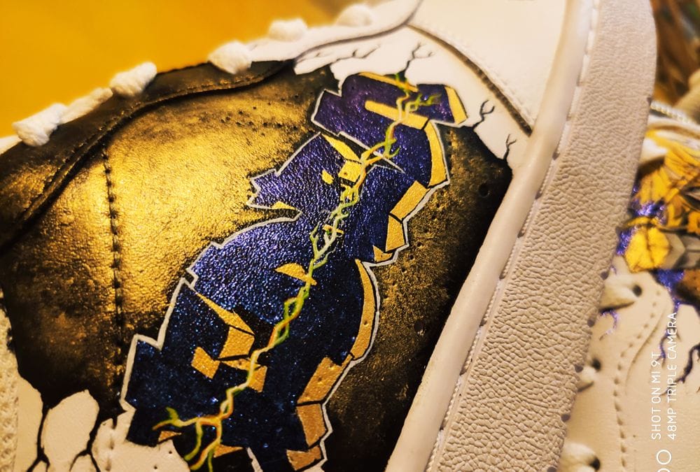 Sneakers customisées DLA Custom