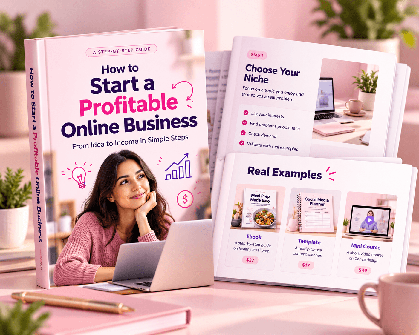 An example ebook listing on a digital marketplace