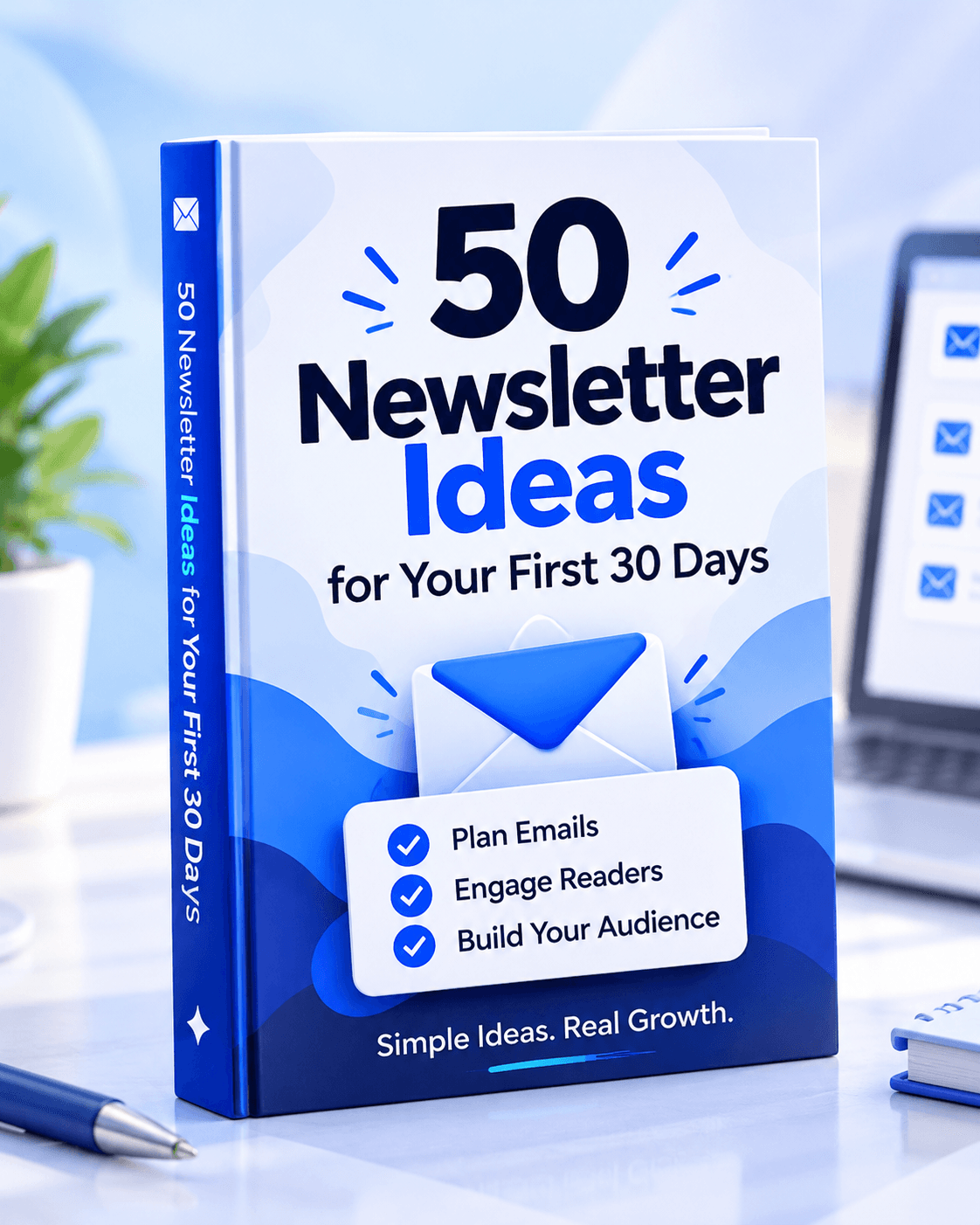 Cover of 50 Newsletter Ideas for Your First 30 Days