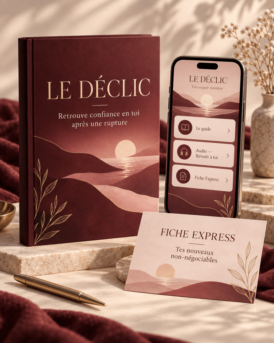 Aperçu du guide, de l’audio et de la Fiche Express Le Déclic dans l’espace privé