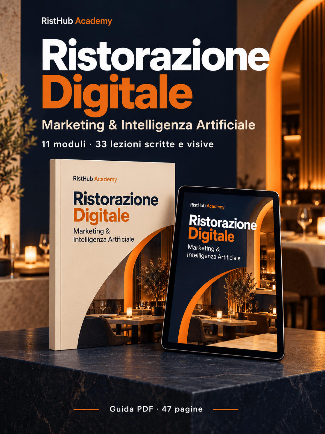 Ristorazione Digitale, copertina del prodotto digitale