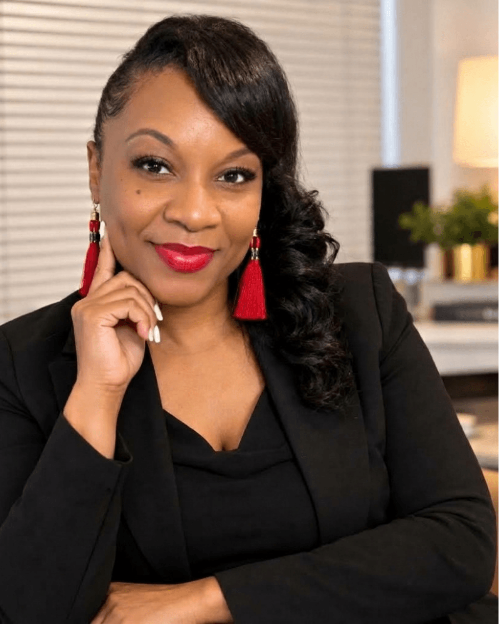 Business owner working at her desk