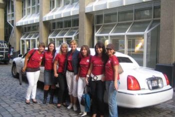 Junggesellenabschied in der Stretchlimousine in Freiburg