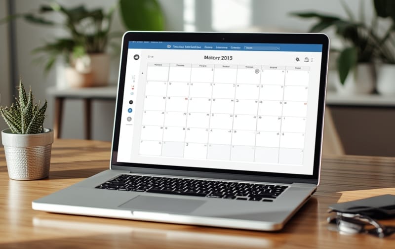 content calendar templates laptop creator
