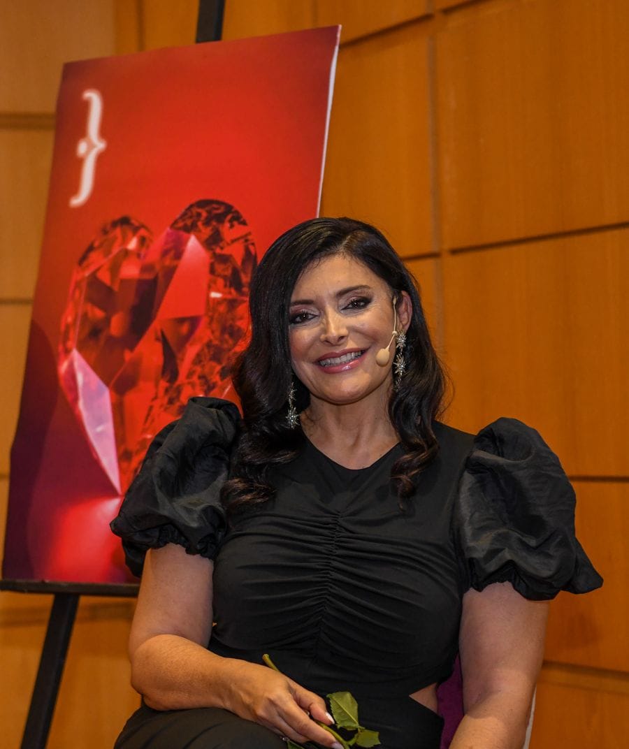 Magda Franco em palco