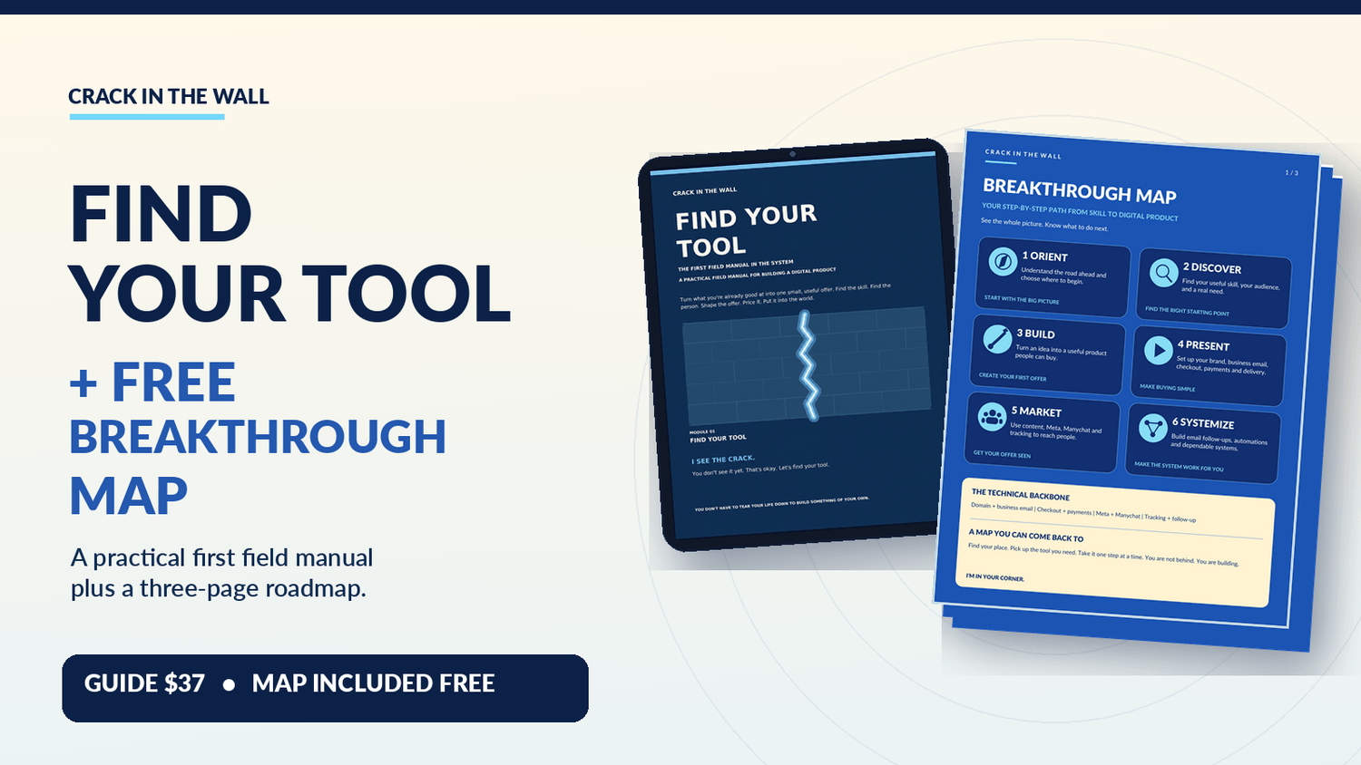 Find Your Tool guide and free Breakthrough Map