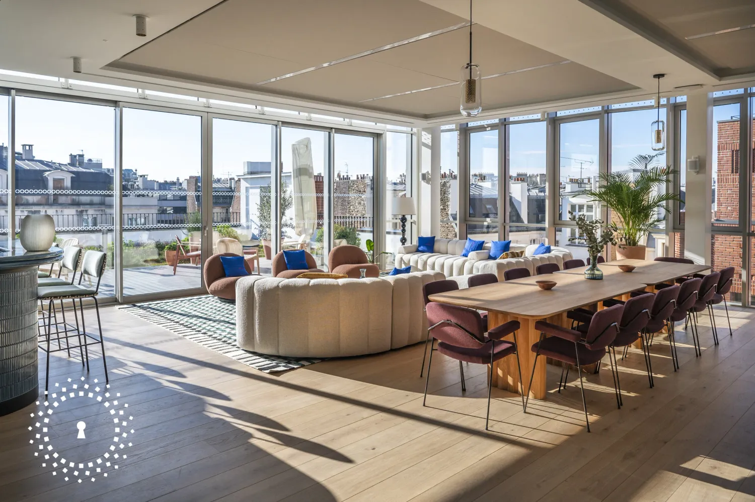 Le Skybar, côté salon