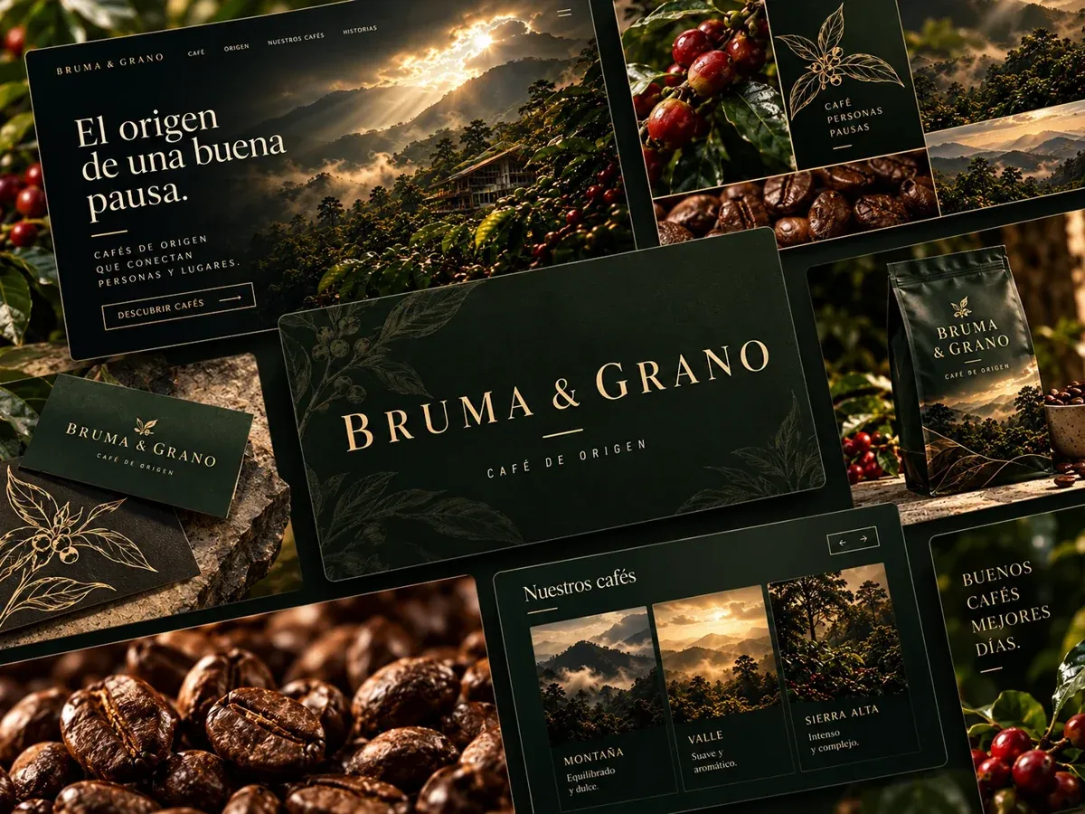 Bruma & Grano — concepto ficticio