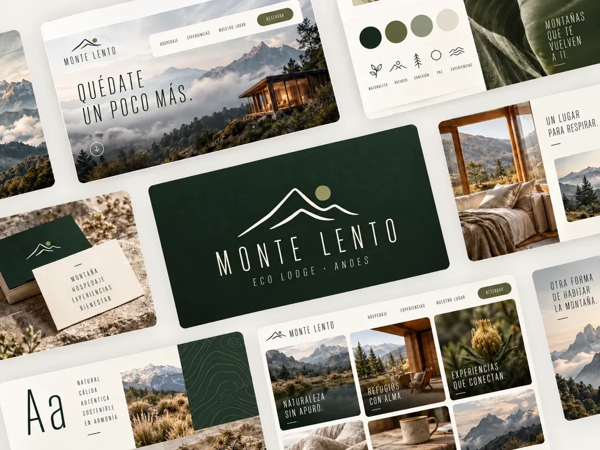 Monte Lento — Turismo · Marca y experiencia web