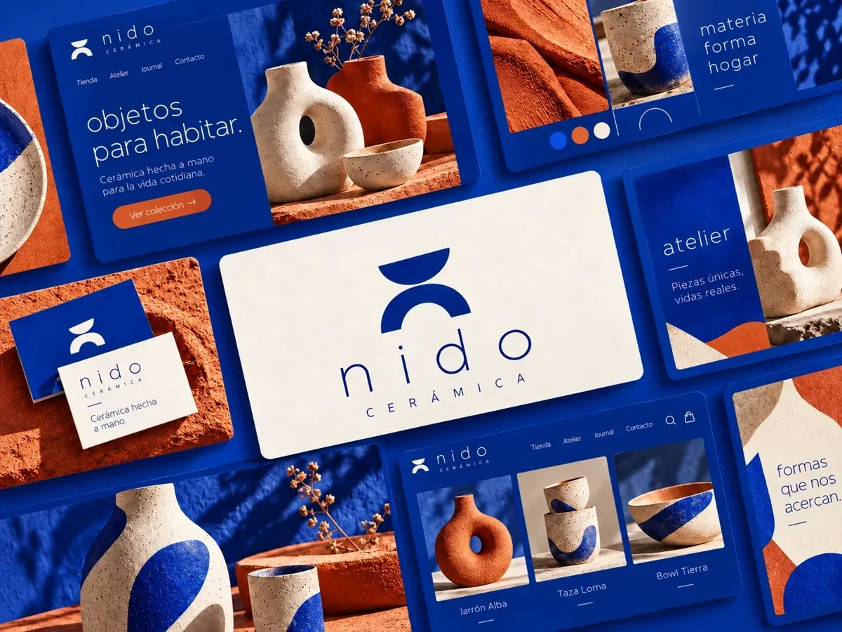 Nido Cerámica — concepto ficticio