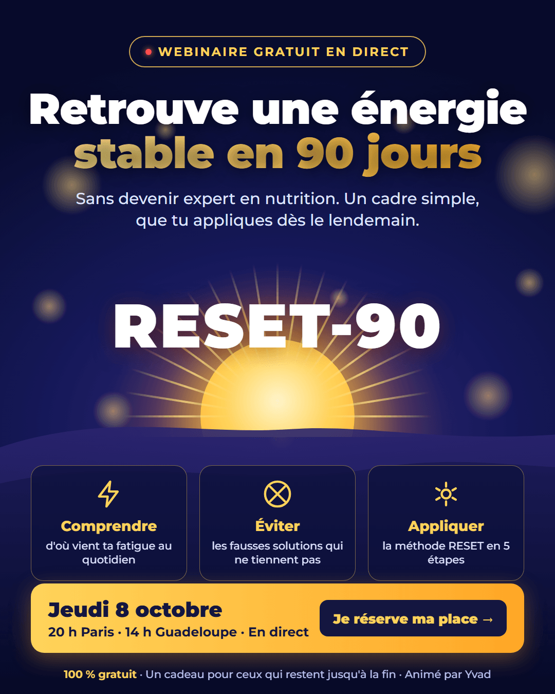 Webinaire RESET-90, jeudi 8 octobre