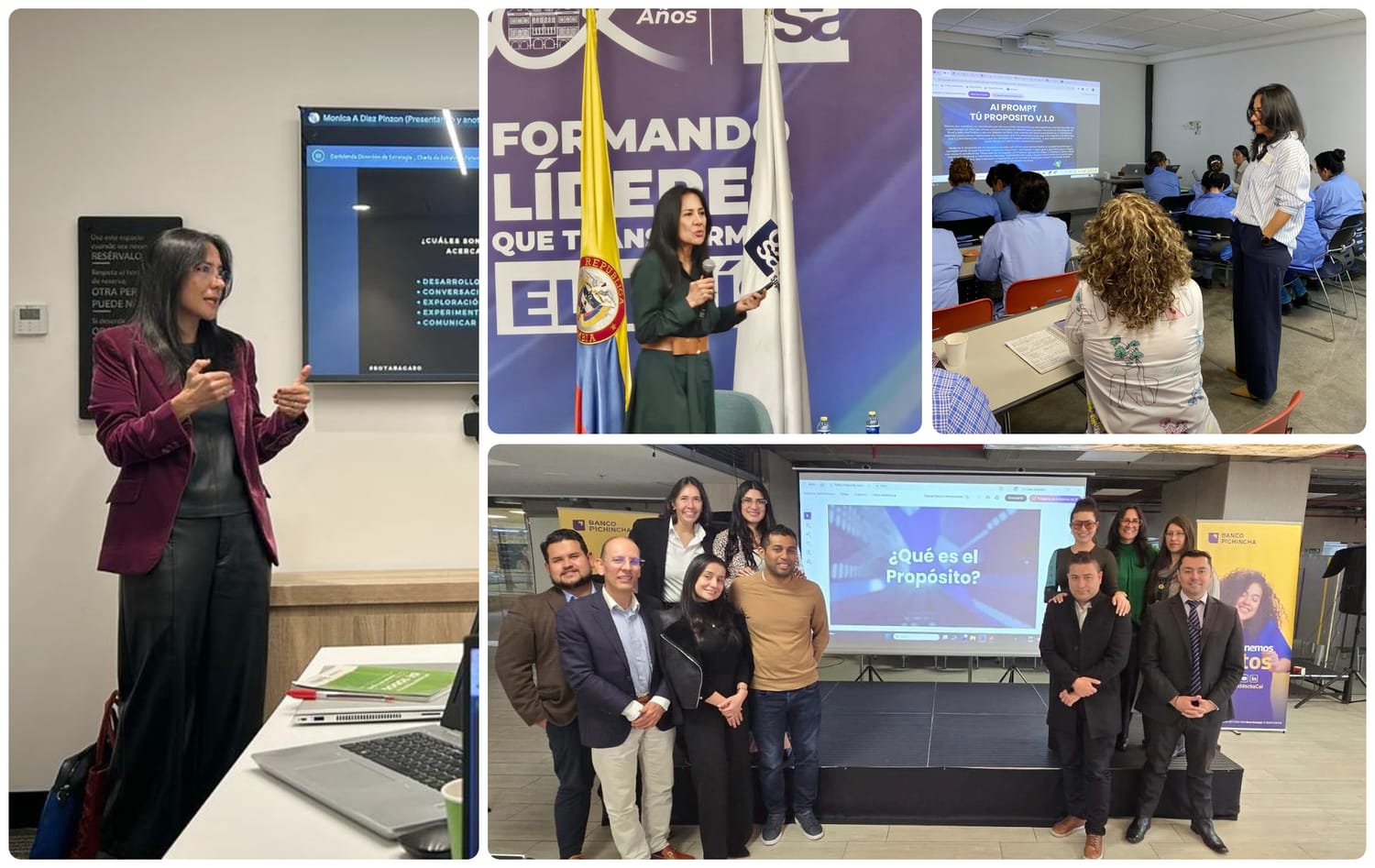 Ana Caro en espacios profesionales con equipos y organizaciones