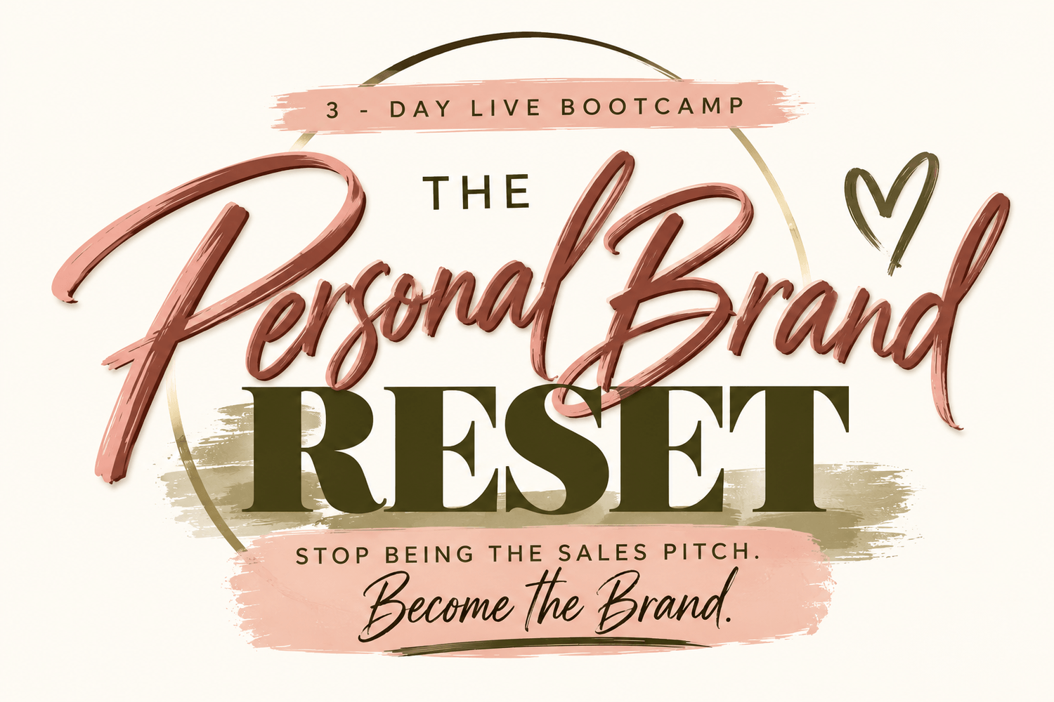 3 Day Personal Brand Reset Bootcamp