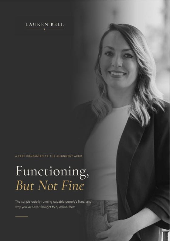 Functioning, But Not Fine booklet cover
