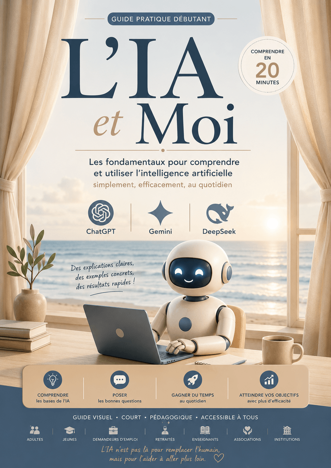 Couverture du livret L'IA et Moi, 8 pages, comprendre en 20 minutes