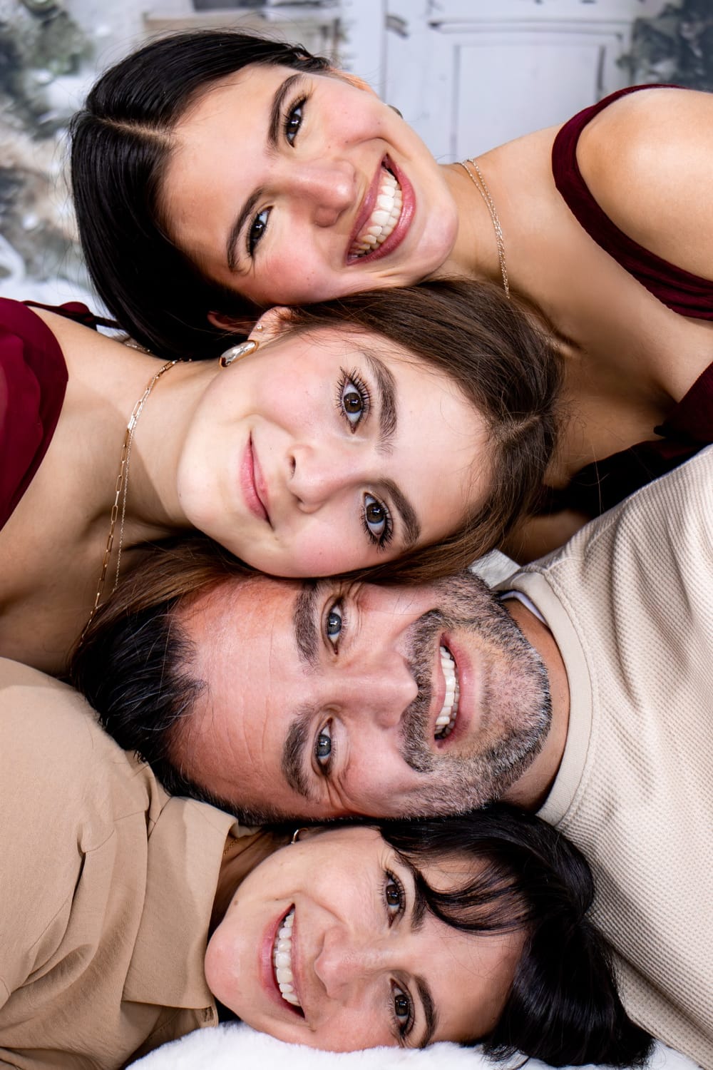 Familia fotografiada por COLORAMA