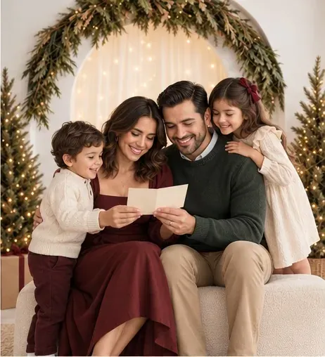 Una carta compartida en familia
