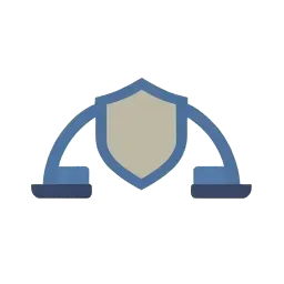 two interlocking shield arcs