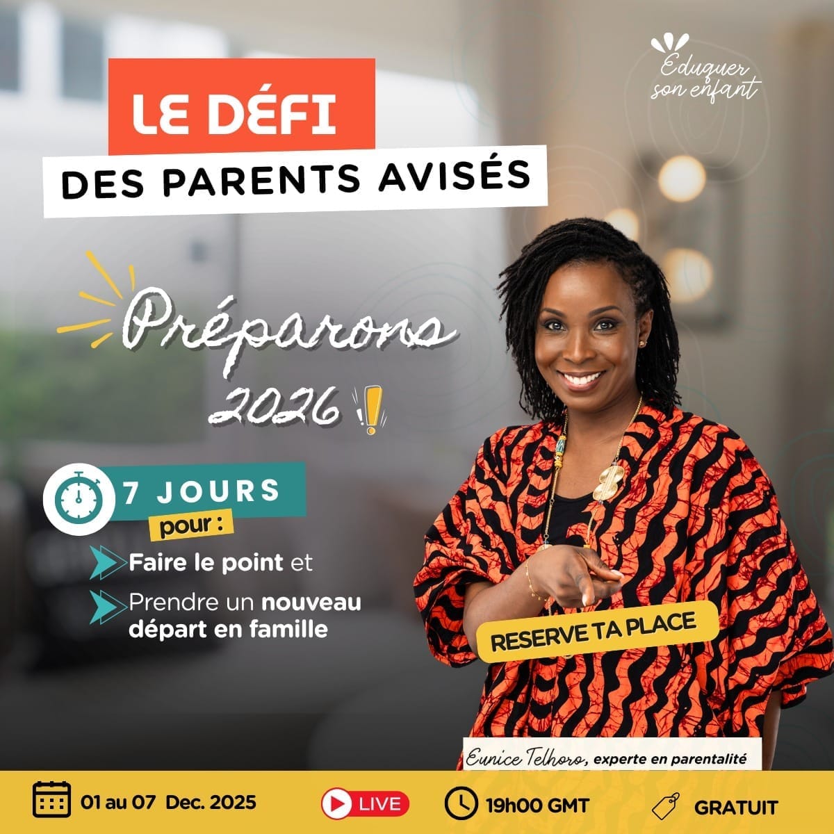 Rejoignez le Défi des Parents Avisés - Préparons 2026