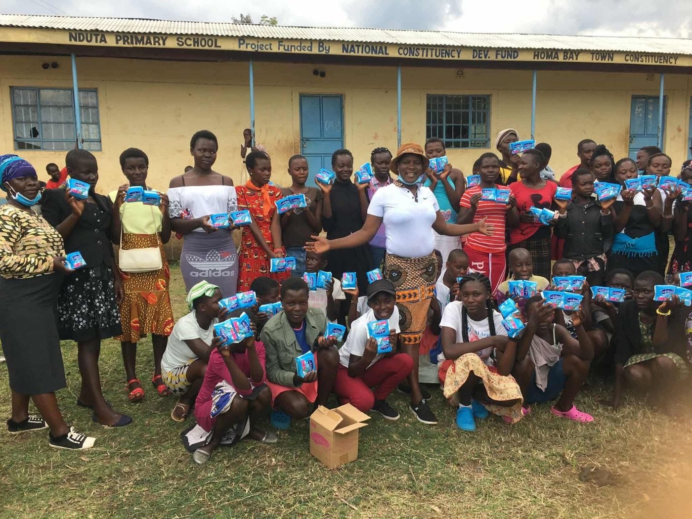 Women and girls at a Grace House Kenya outreach day in Homa Bay