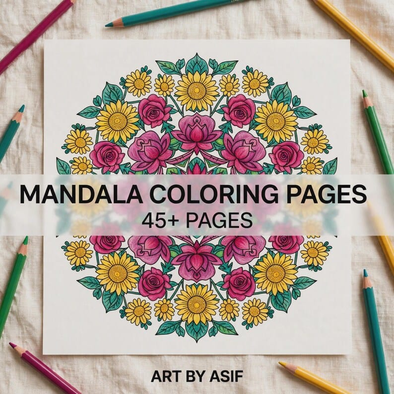 Mandala coloring pages