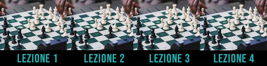 Lezioni 1, 2, 3 e 4 sbloccate