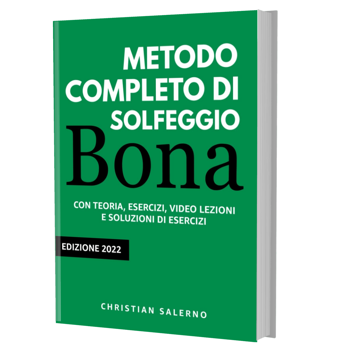 Metodo completo di solfeggio Bona – Edizione 2022