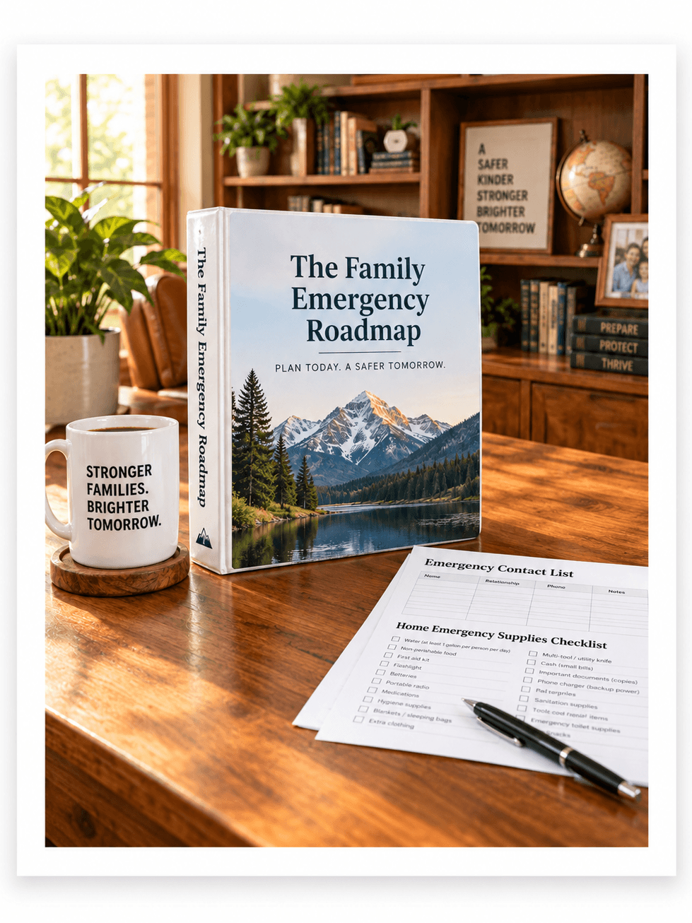 The Family Emergency Roadmap printable