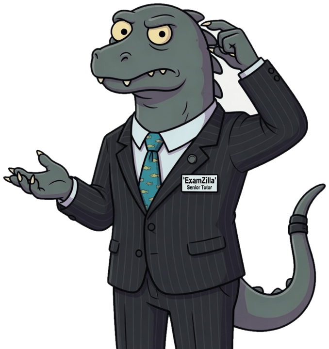 ExamZilla scratching his head