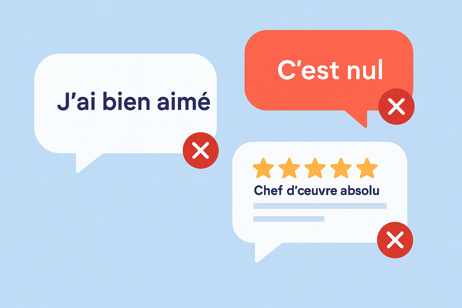 Les 3 types de commentaire à éviter