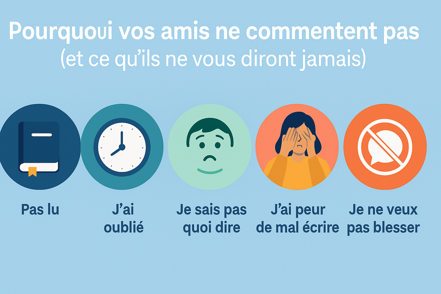 Pourquoi vos proches ne commentent pas votre livre