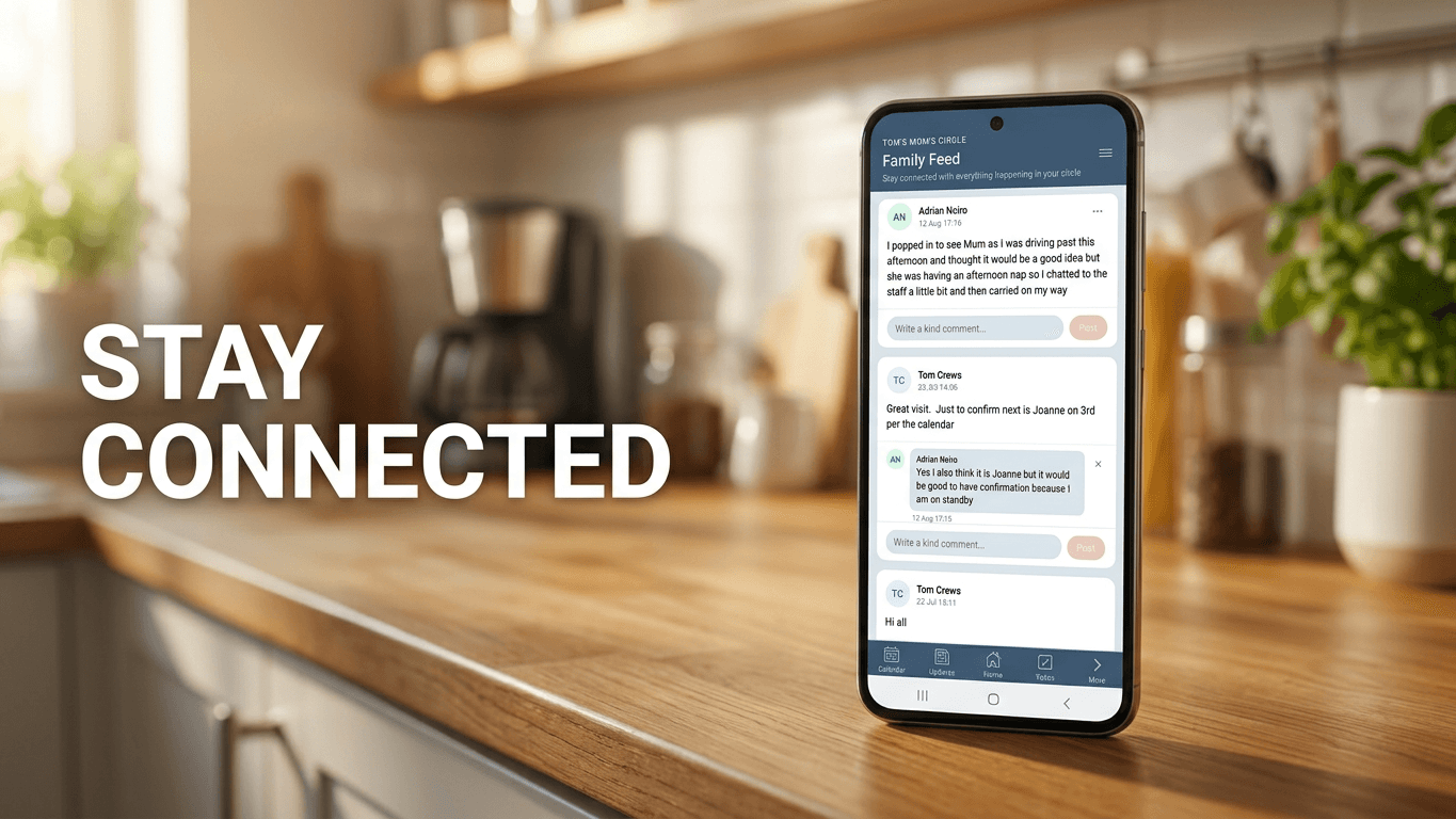 User feedback on family feed
