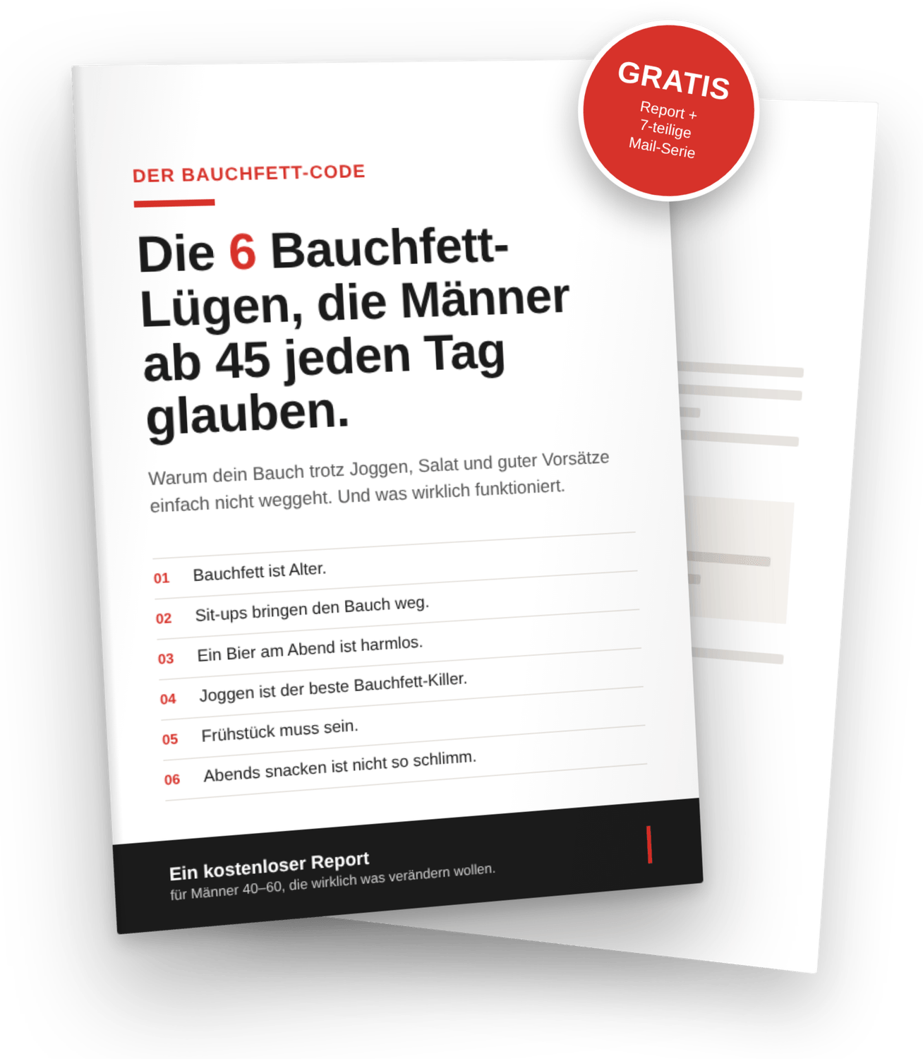 Die 6 Bauchfett-Lügen – Cover