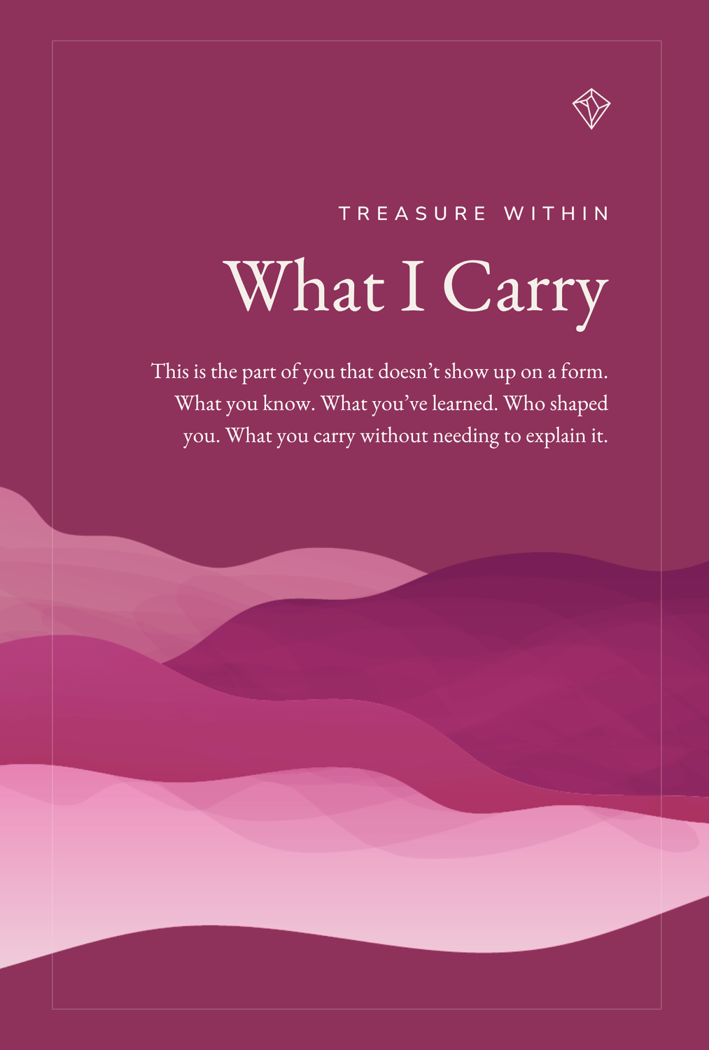 Inside Every Treasure: Sample interior page 5 of 12