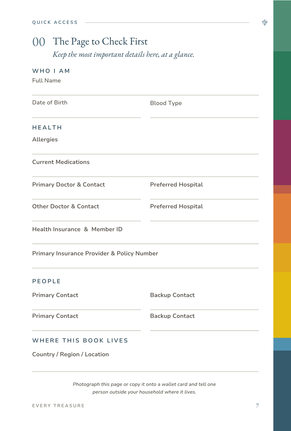 Sample page: The Page to Check First