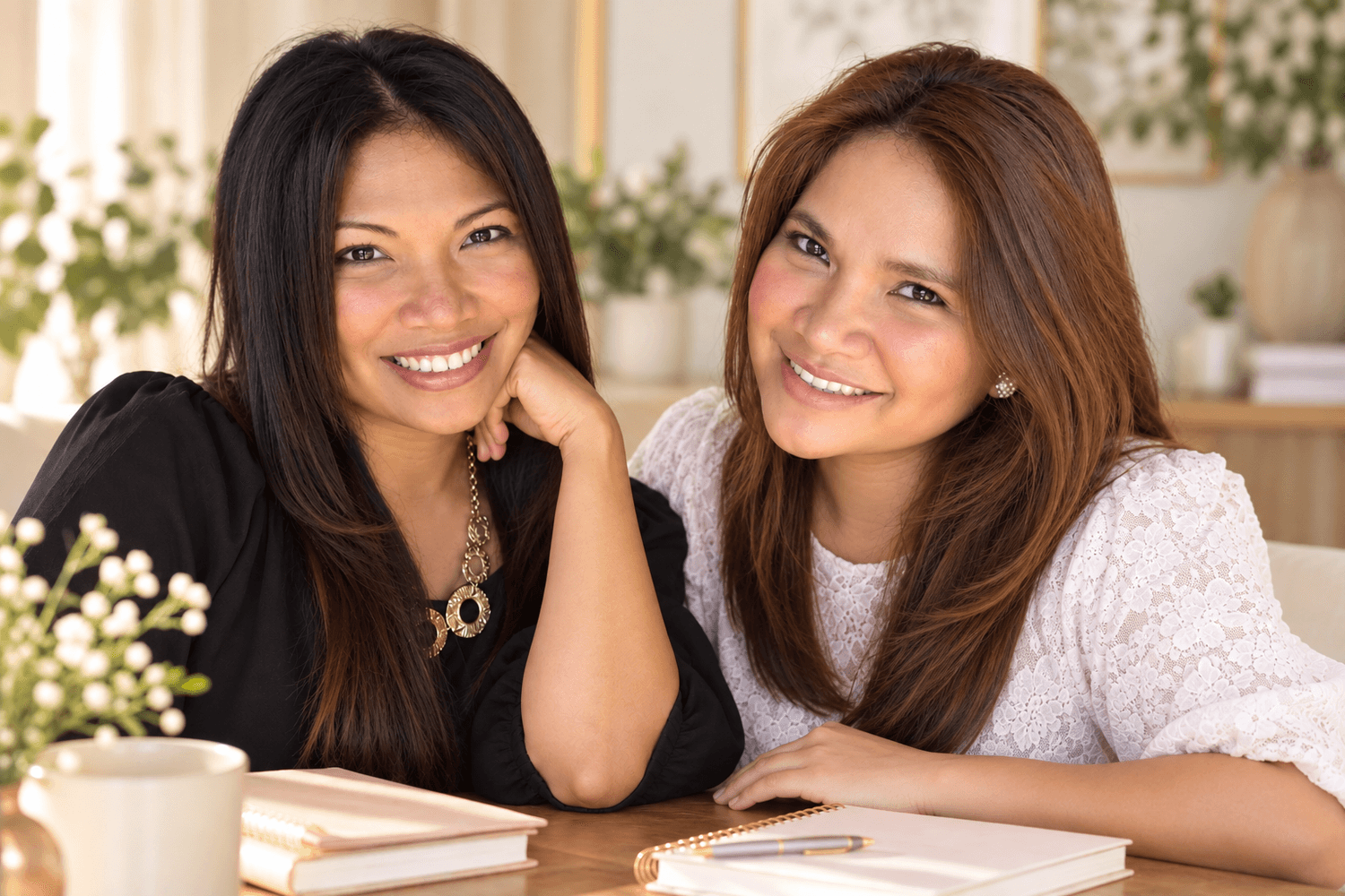 Grace and her sister, the makers of Every Treasure
