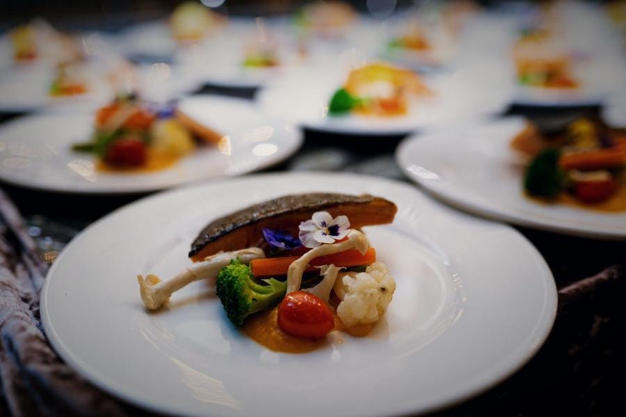 Plated main course