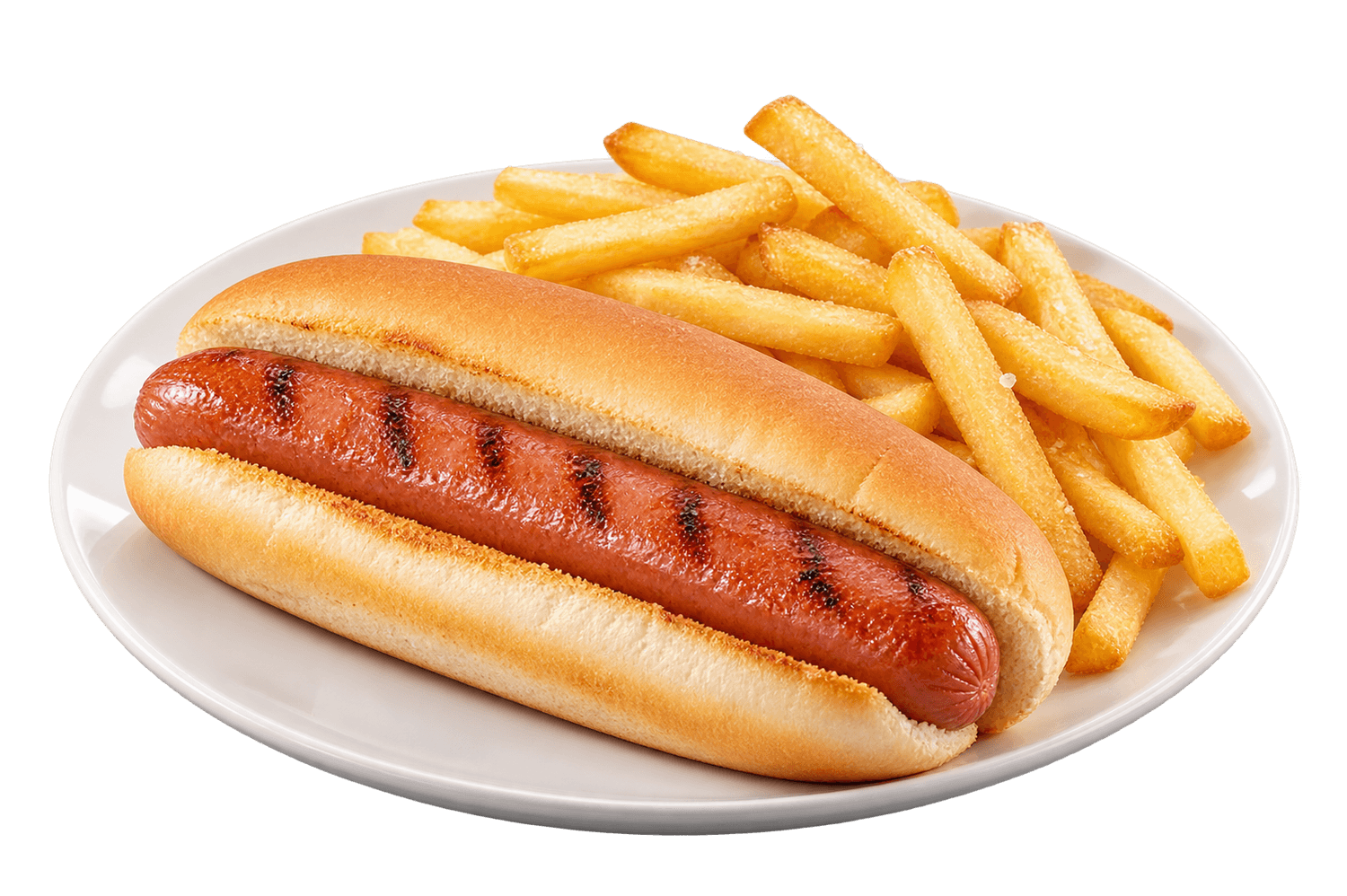 Hot dog con patatine
