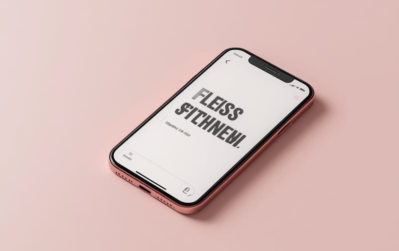 clean 3D fitness guide mockup, weight loss checklist, smartphone fitness app